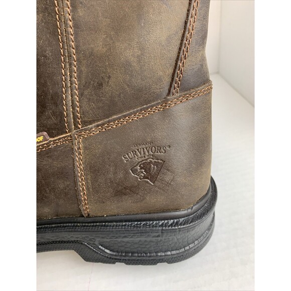 HERMAN SURVIVORS - SIZE: 7.5 - Plower Waterproof Steel-Toe Pull-On Work Boots - Picture 2 of 10